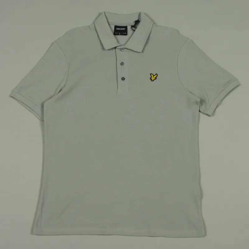 Lyle and Scott Milano Trim Polo Shirt - Cold Grey